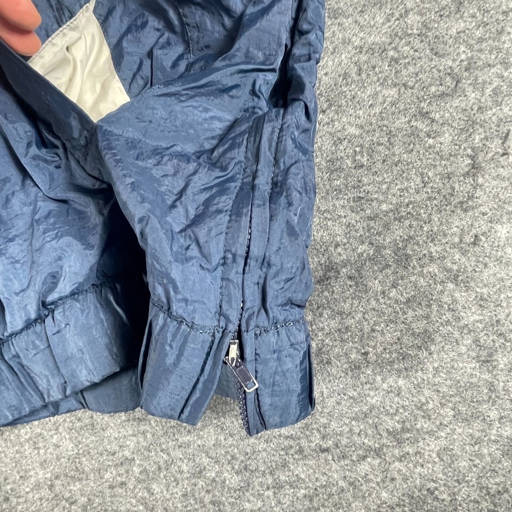 VTG Michigan Wolverines Jacket Mens XL Blue Pullover Windbreaker Football 90s - Picture 12 of 15